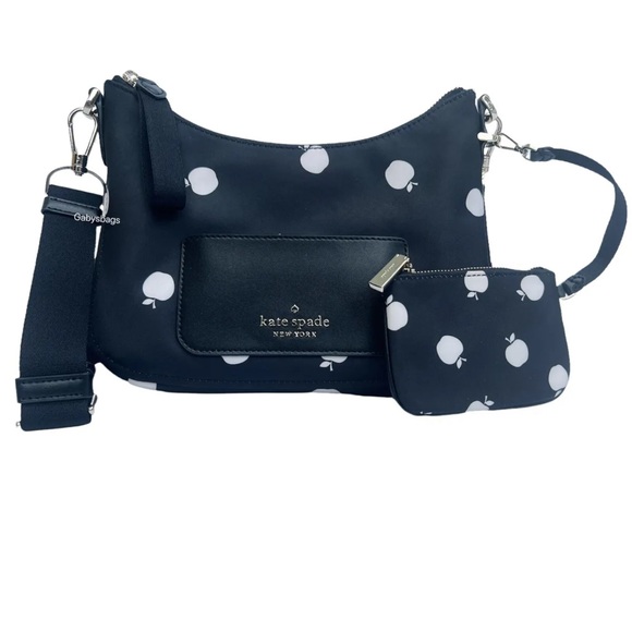 Kate Spade Chelsea Nylon Camera Bag w Coin Pouch Change Purse - Picture 2 of 5